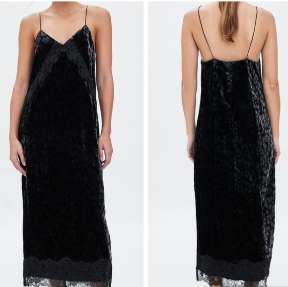 ZARA | Animal Print Slip Dress - Picture 2 of 11